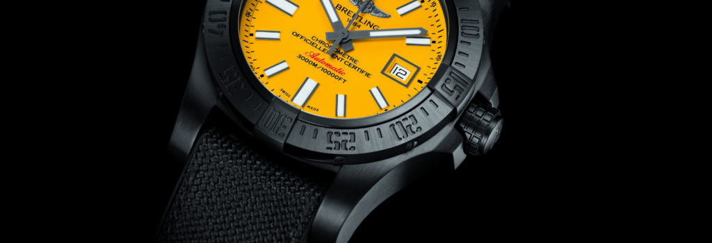 Breitling Avenger II Seawolf Blacksteel