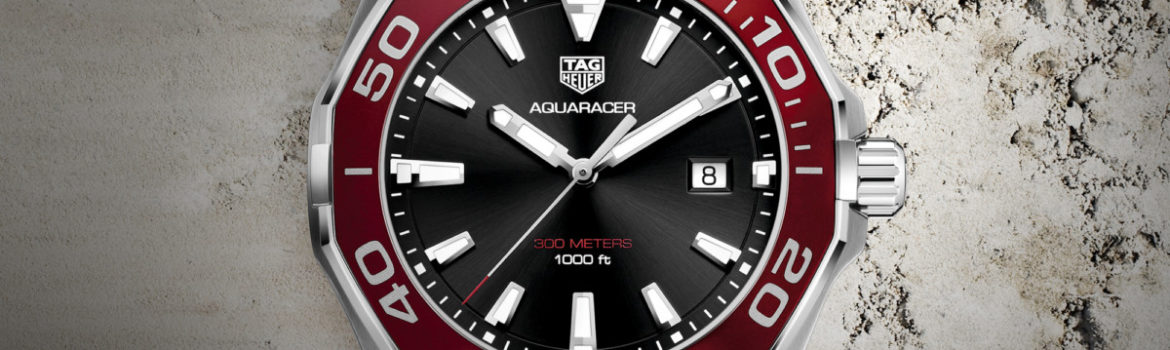 TAG Heuer Aquaracer 2017 Aluminium rot WAY101B.BA0746
