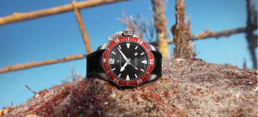 H77805335 Hamilton Khaki Navy Frogman 46mm rot