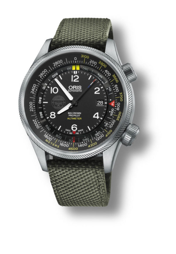 Oris GIGN Limited (Edition Limitée): Robuste Militäruhr mit Höhenmesser ...