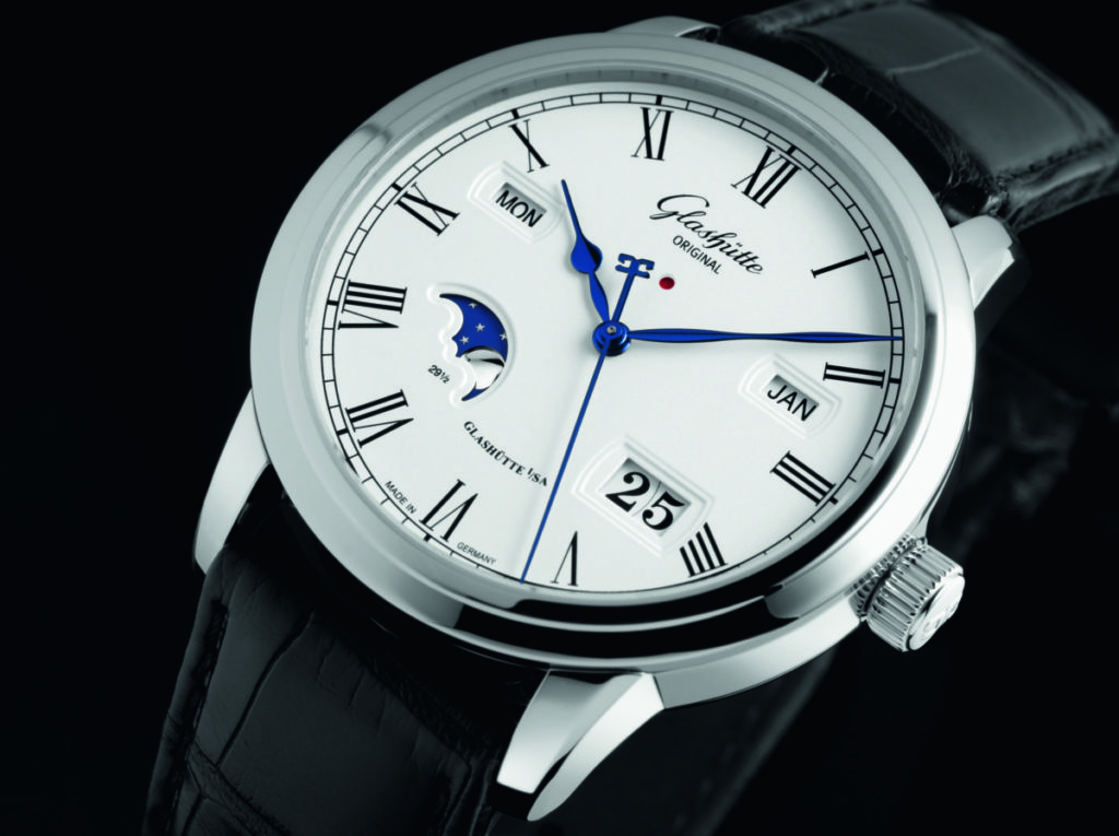 Gar nicht mal so günstig: Der Glashütte Original Senator mit ewigem Kalender, Bild: Glashütte Original