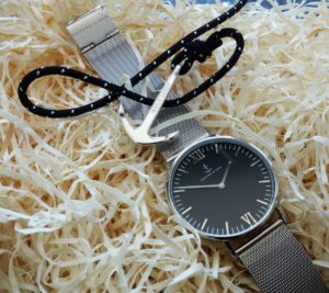 Watchbandit Anker Armband Anchor Bracelet schwarz black