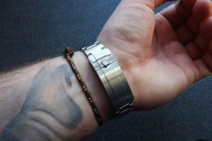 WatchBandit Celtic Nautical Rope Bracelet Knoten-Armband grün Rolex Submariner