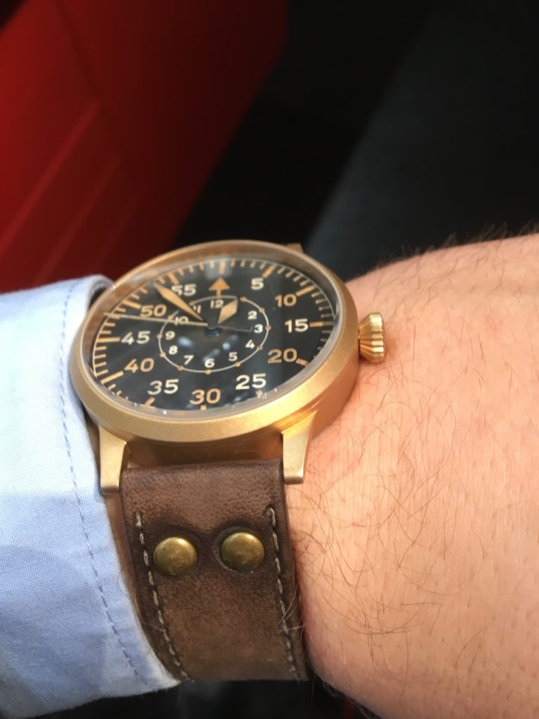 Laco Bronze Beobachtungsuhr 45mm Muster