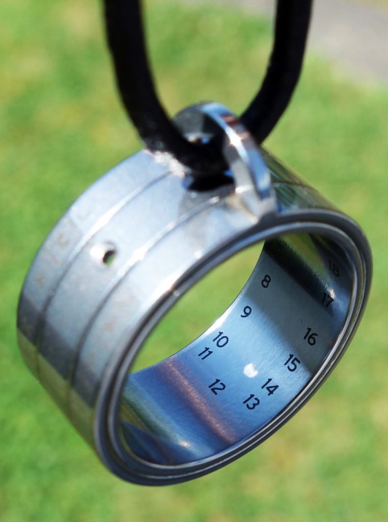 Bauernring Sonnenuhr Ring richtig ablesen NOMOS Glashütte