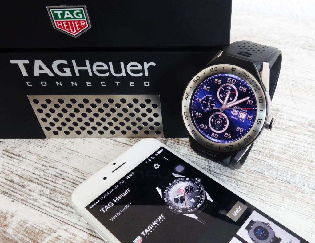 TAG Heuer Connected Modular 45 mit iPhone iOS Android Wear 2.0 -3