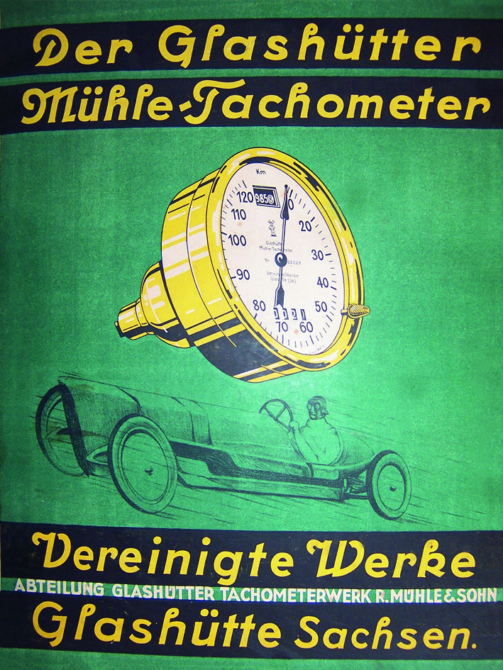 Mühle Glashütte Werbung 1920