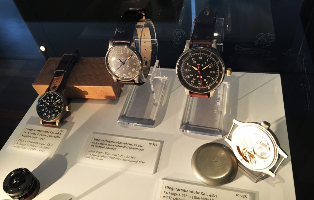Fliegerarmband Uhren WW2 Glashütte Lange