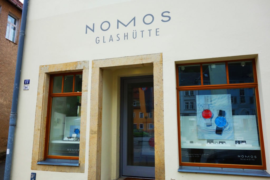 Nomos Glashütte Gebäude Sachsen 2017