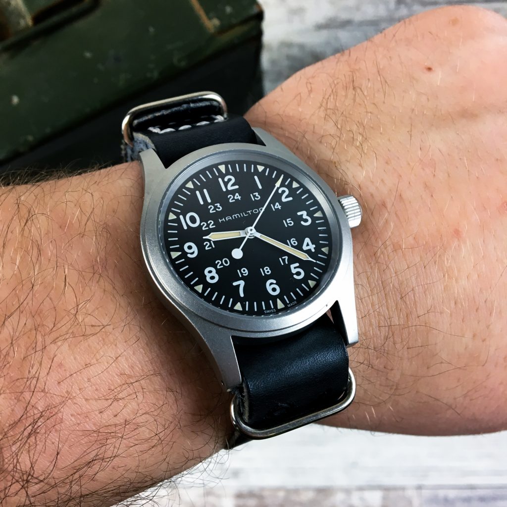 Greenpilot Watchstraps Leder Nato Band Hamilton