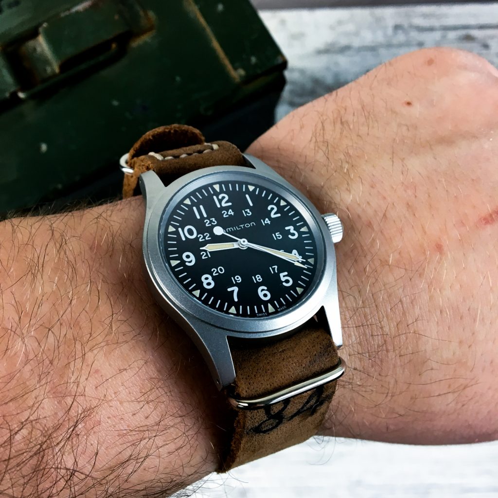 Greenpilot Watchstraps Leder Nato Hamilton