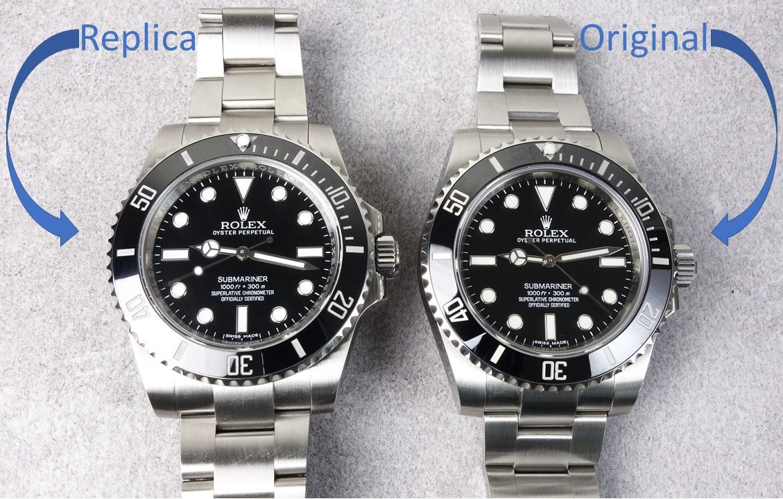 Rolex F lschung erkennen Original vs. gef lschte Submariner