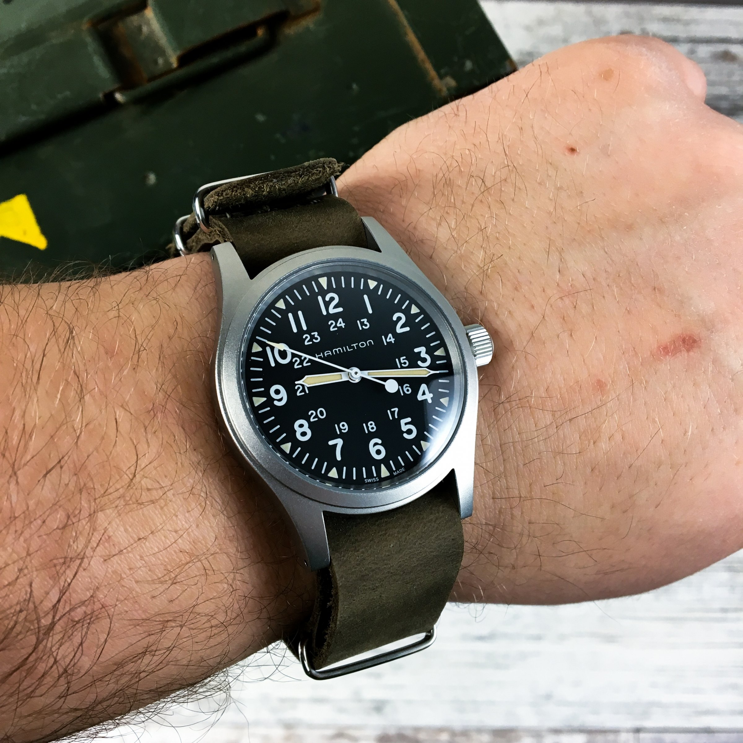 Watchbandit Leder Nato Field Watch