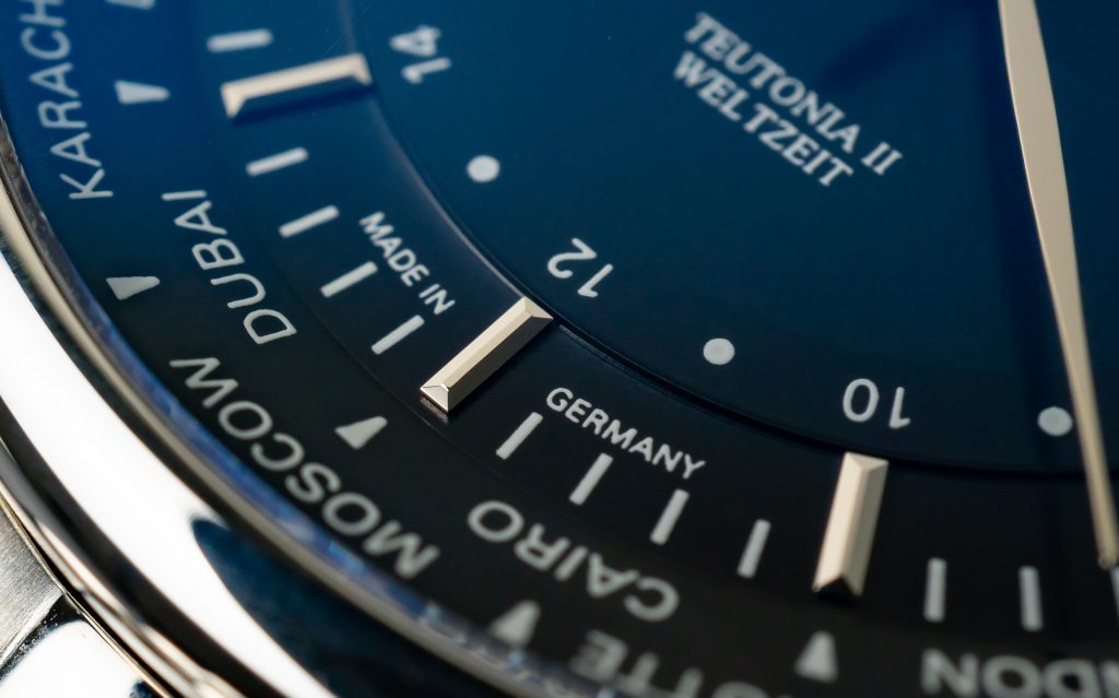 Mühle Glashütte Teutonia Weltzeit Made in Germany