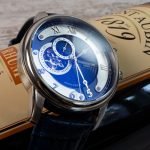 Thomas Earnshaw Uhr Precisto Longitude ES-8803 Entspiegelung blau