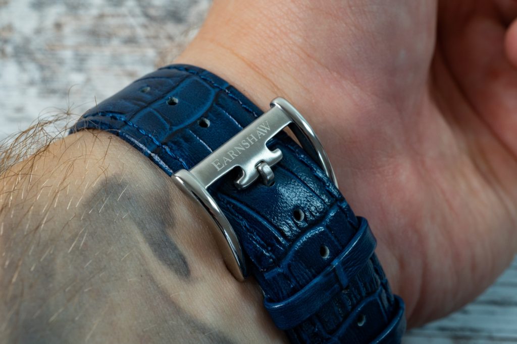 Thomas Earnshaw Uhr Precisto Longitude ES-8803 Lederband blau