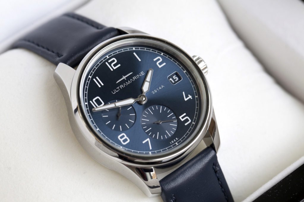 Ultramarine Morse UTC GMT 100% Swiss Made