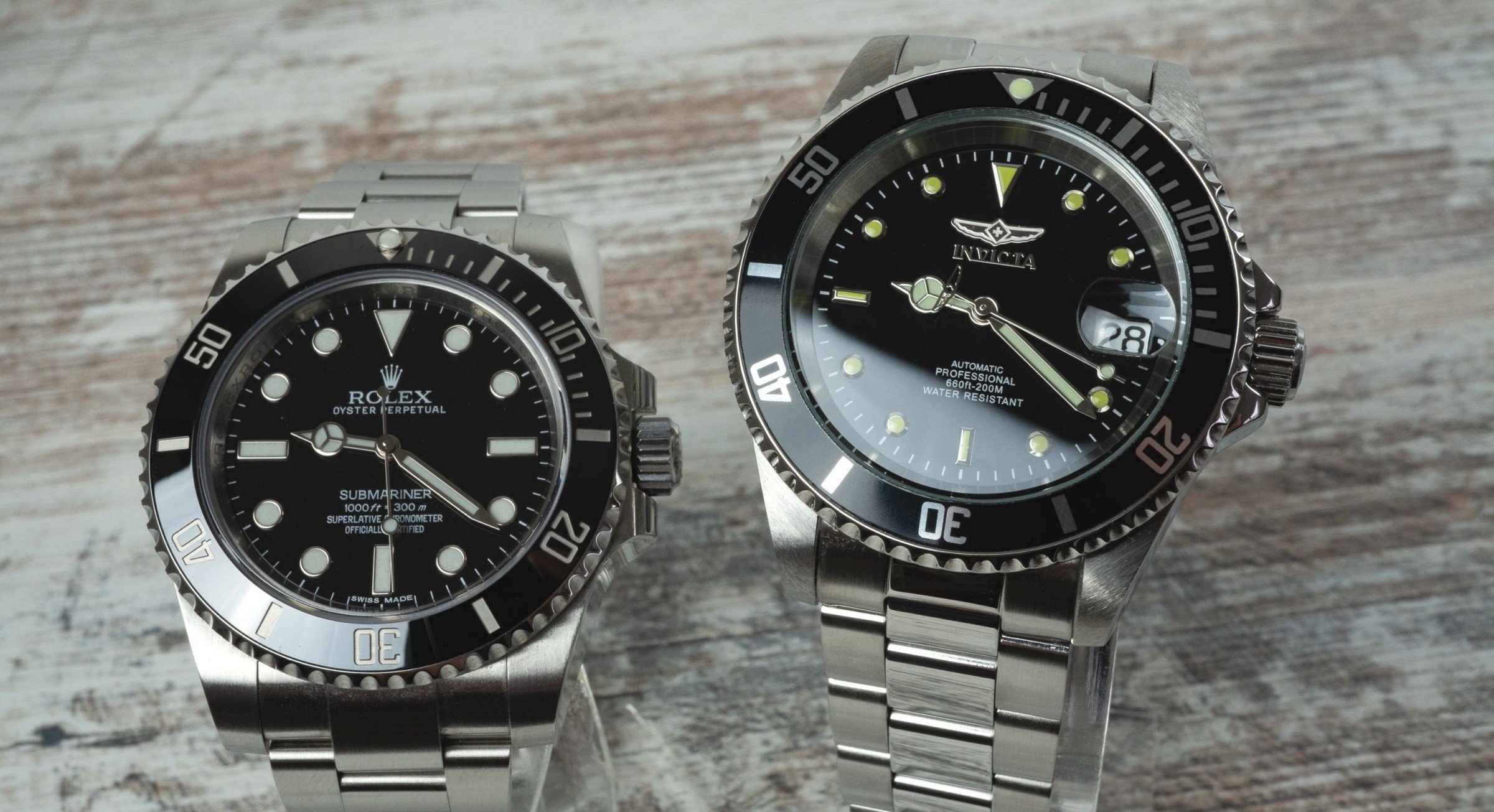 Invicta 8926 best sale vs rolex submariner