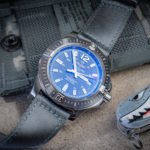 Breitling-Colt-zweiteiliges-Nato-grau-Watchbandit-Uhr