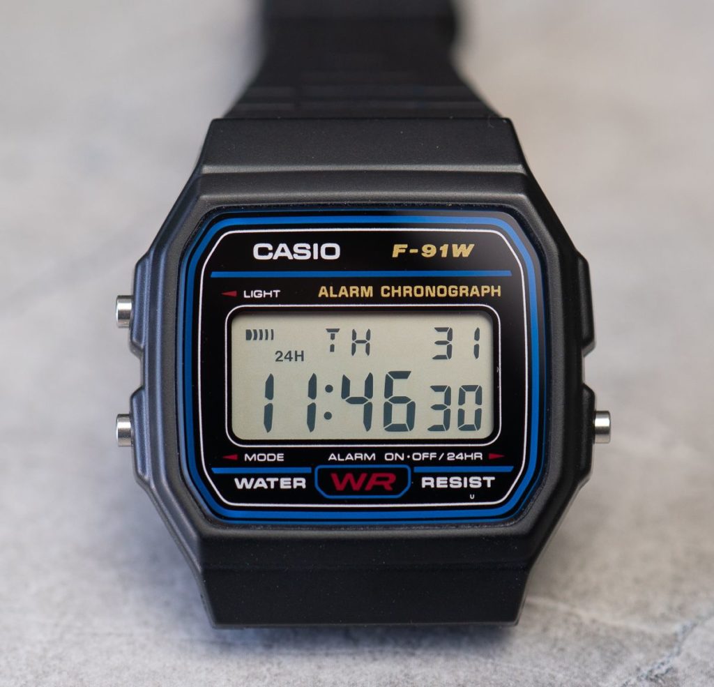 Die Casio F91w Wird 30 Test Der Kult Digitaluhr Mit 80er Jahre Flair Chrononautix Uhren Blog