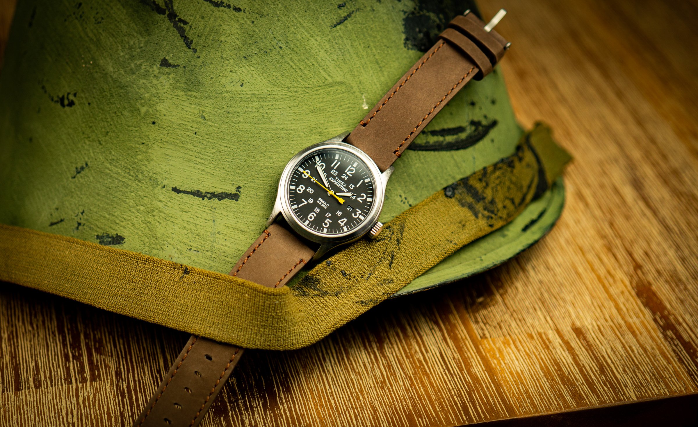 Timex-Expedition-Scout-Militär-Uhr-Field-Watch