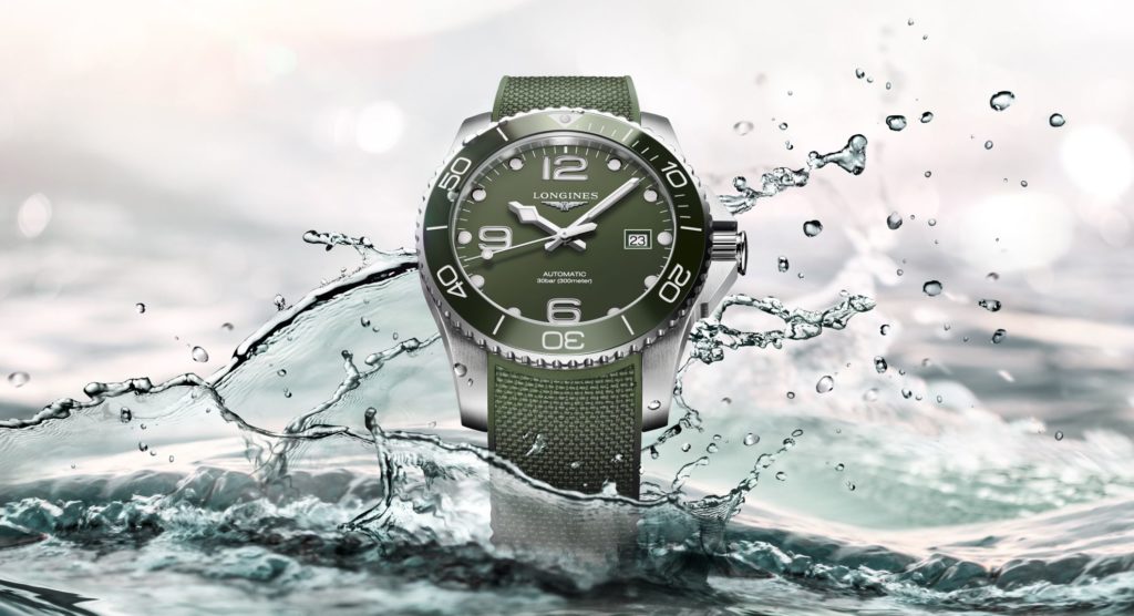 L3.781.4.06.9 Longines Hydro Conquest Grün Automatik