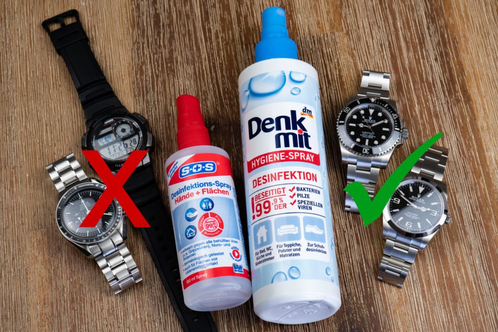 Uhr Smartwatch desinfizieren Viren