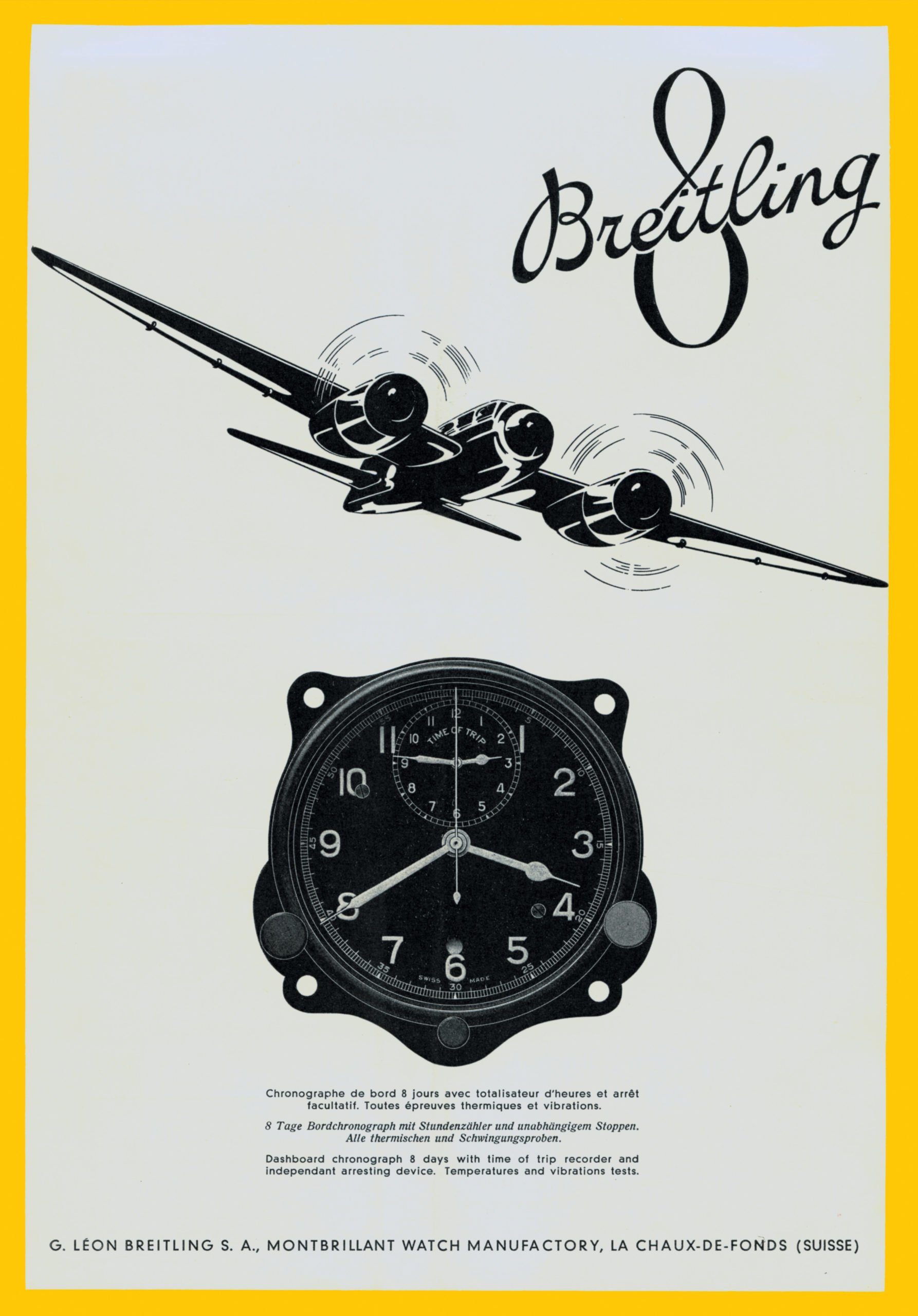 Breitling The Book - annonce 1941
