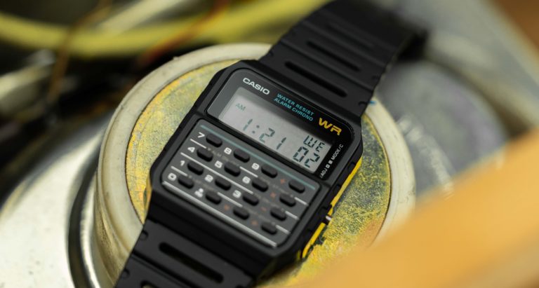 Casio Taschenrechner Uhr Retro 80er Test - Kopie
