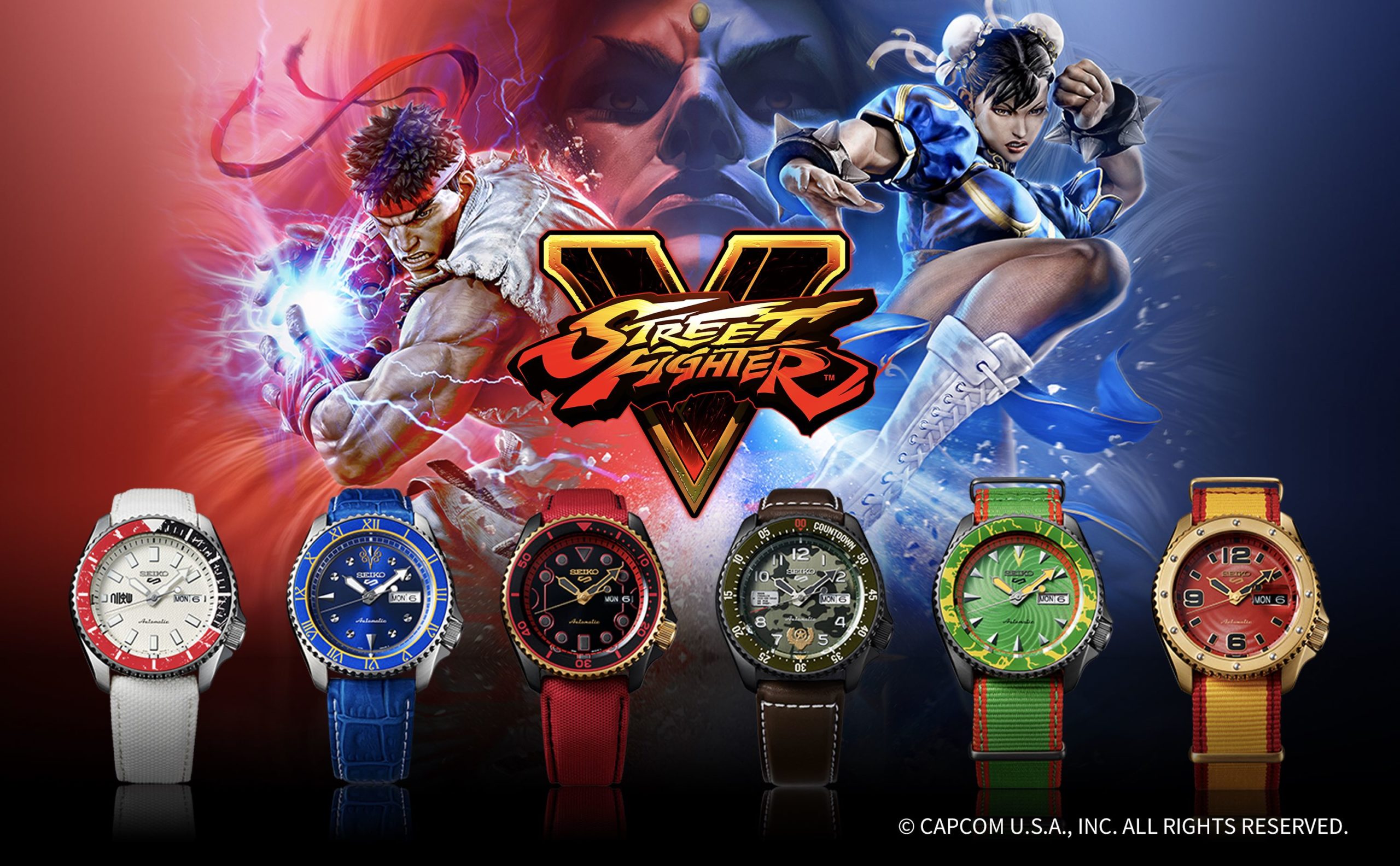 Read more about the article Round 1. FIGHT! Seiko Street Fighter Automatik-Uhr