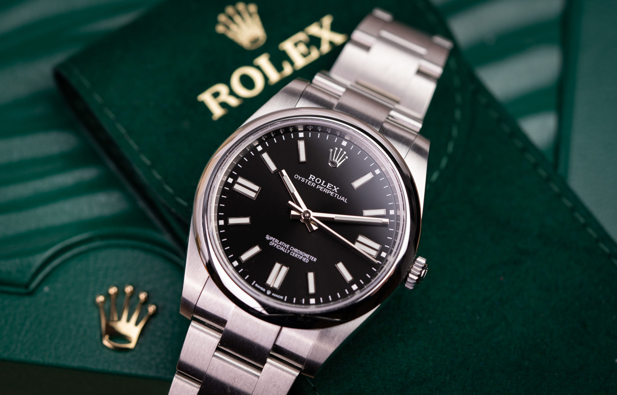 Read more about the article Rolex Oyster Perpetual 41 (124300) – die (theoretisch) günstigste Rolex im Test
