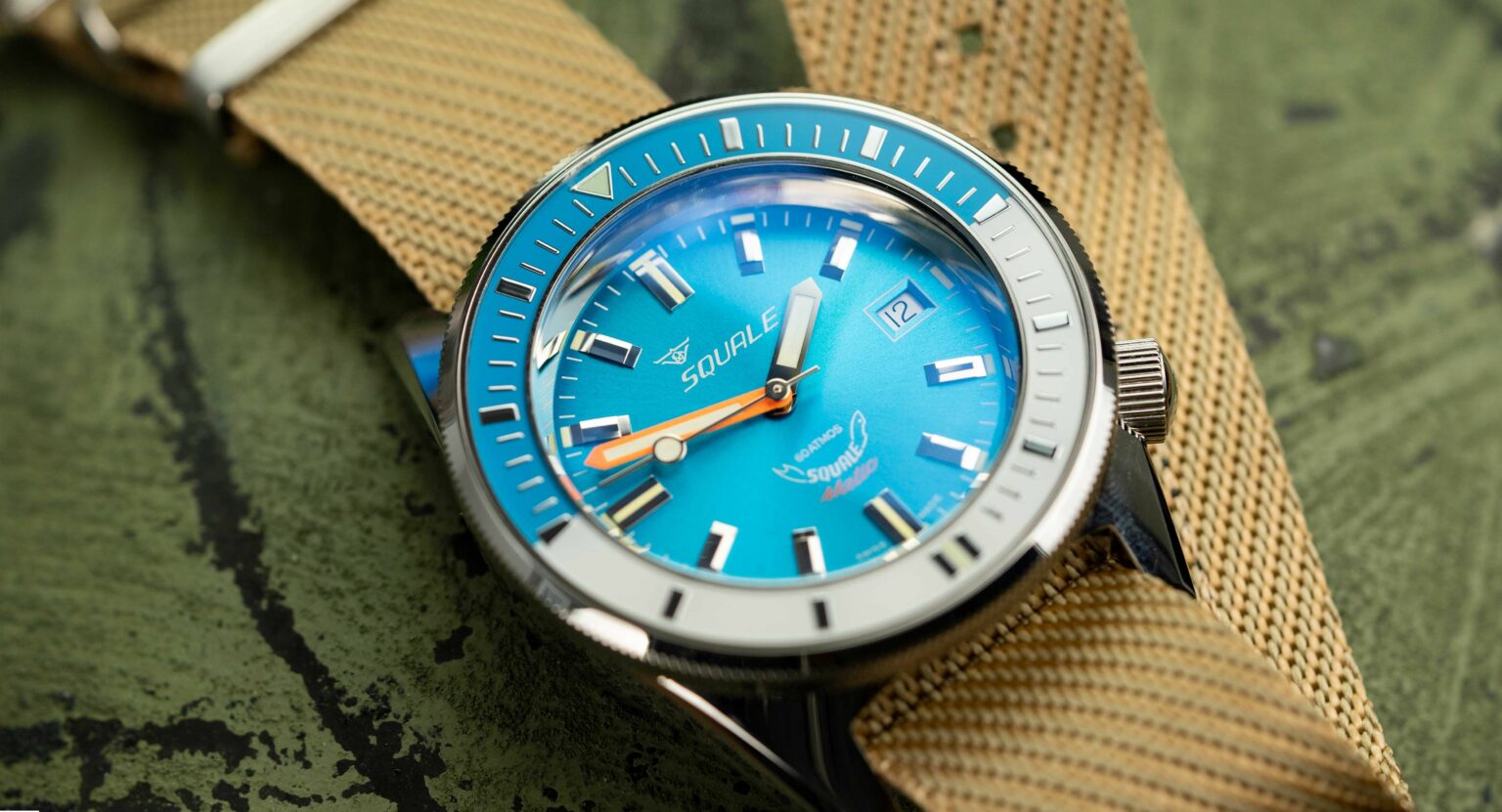 Squale Uhren Baender Kautschuk Leder 10 Kopie