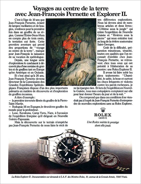 1979 French Rolex Explorer II The Original Orange Hand
