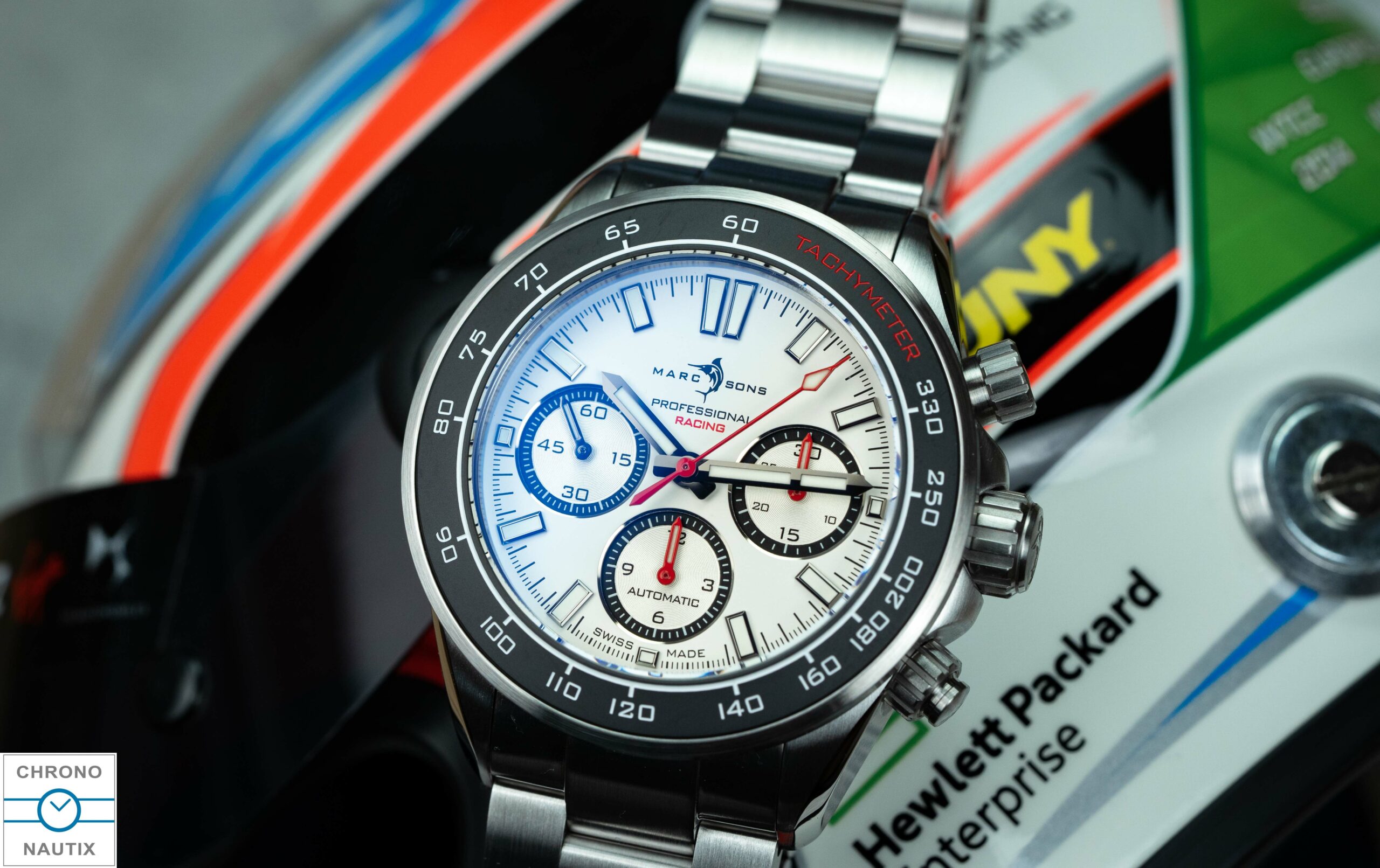 Marc Sons Racing Chronograph 43 mm Tricompax 4