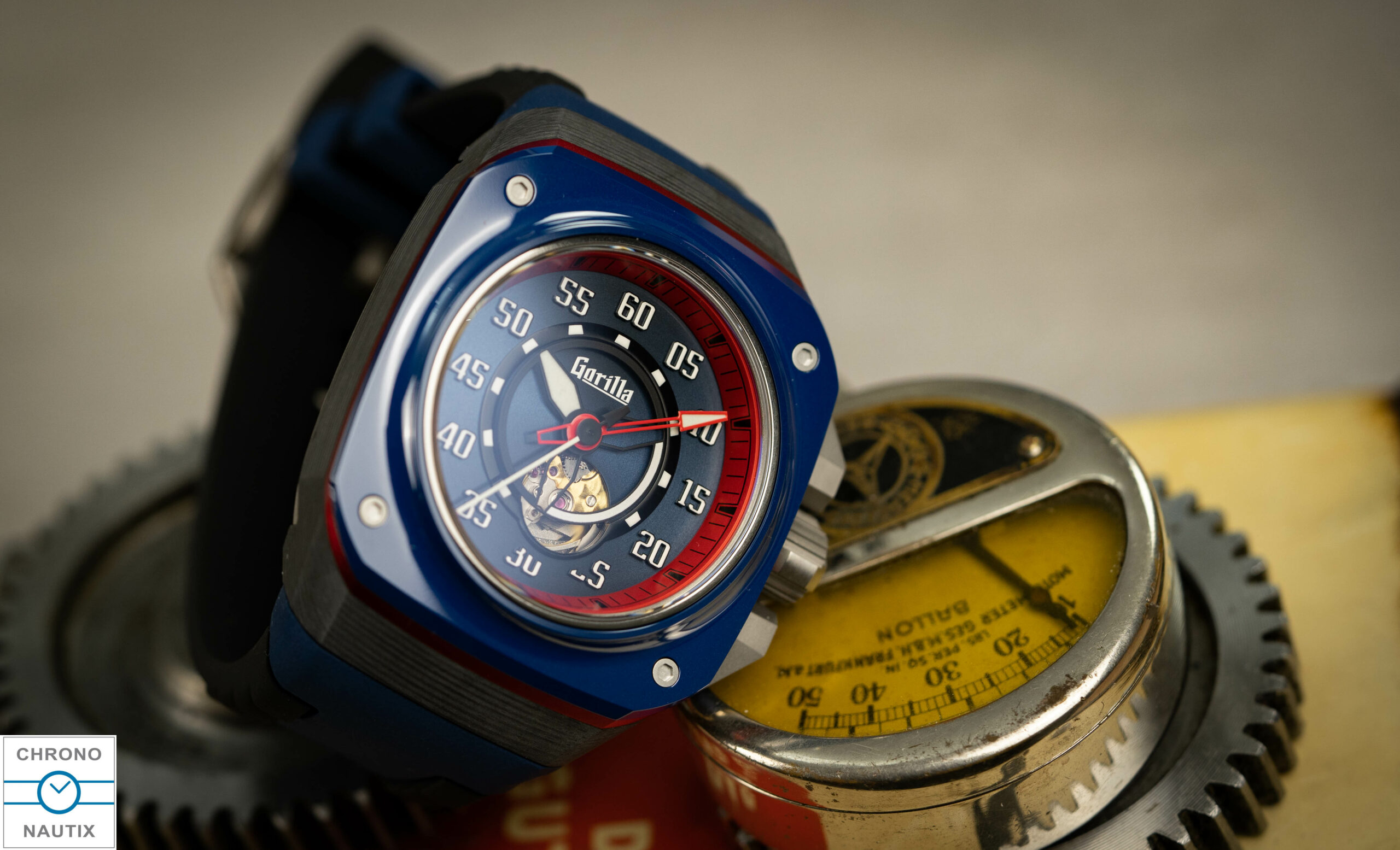 Gorilla Watches Uhren Fastback GT Blue Demon Test 1