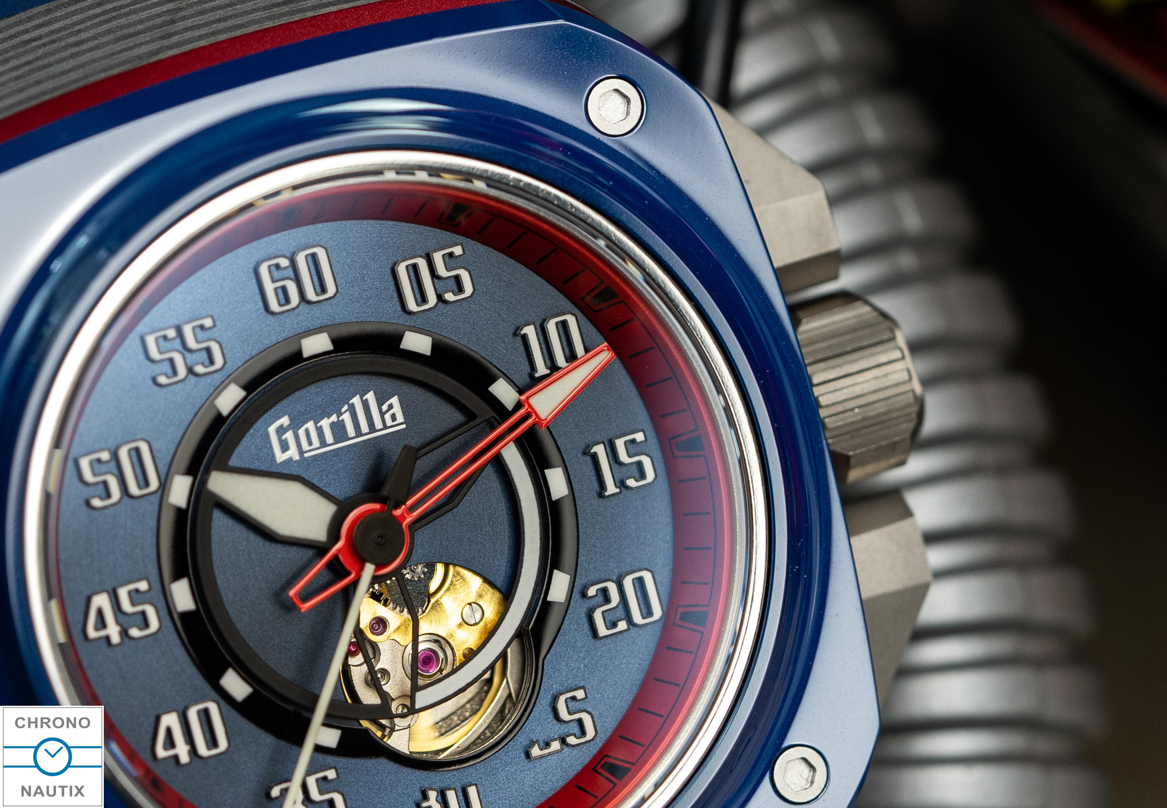 Gorilla Watches Uhren Fastback GT Blue Demon Test 13