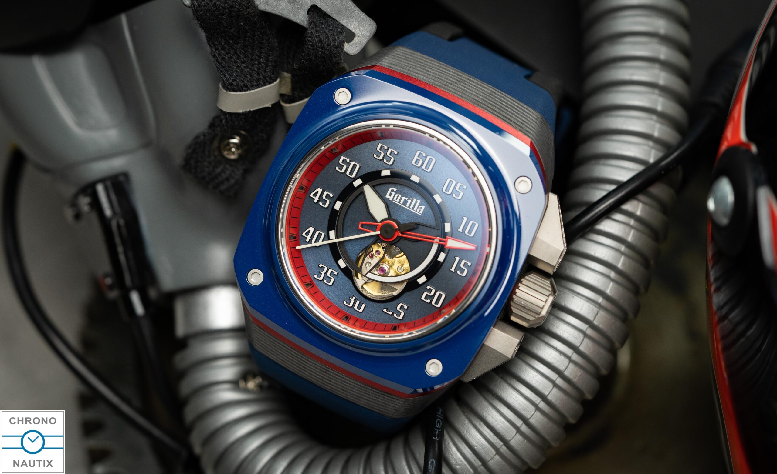Gorilla Watches Uhren Fastback GT Blue Demon Test 14