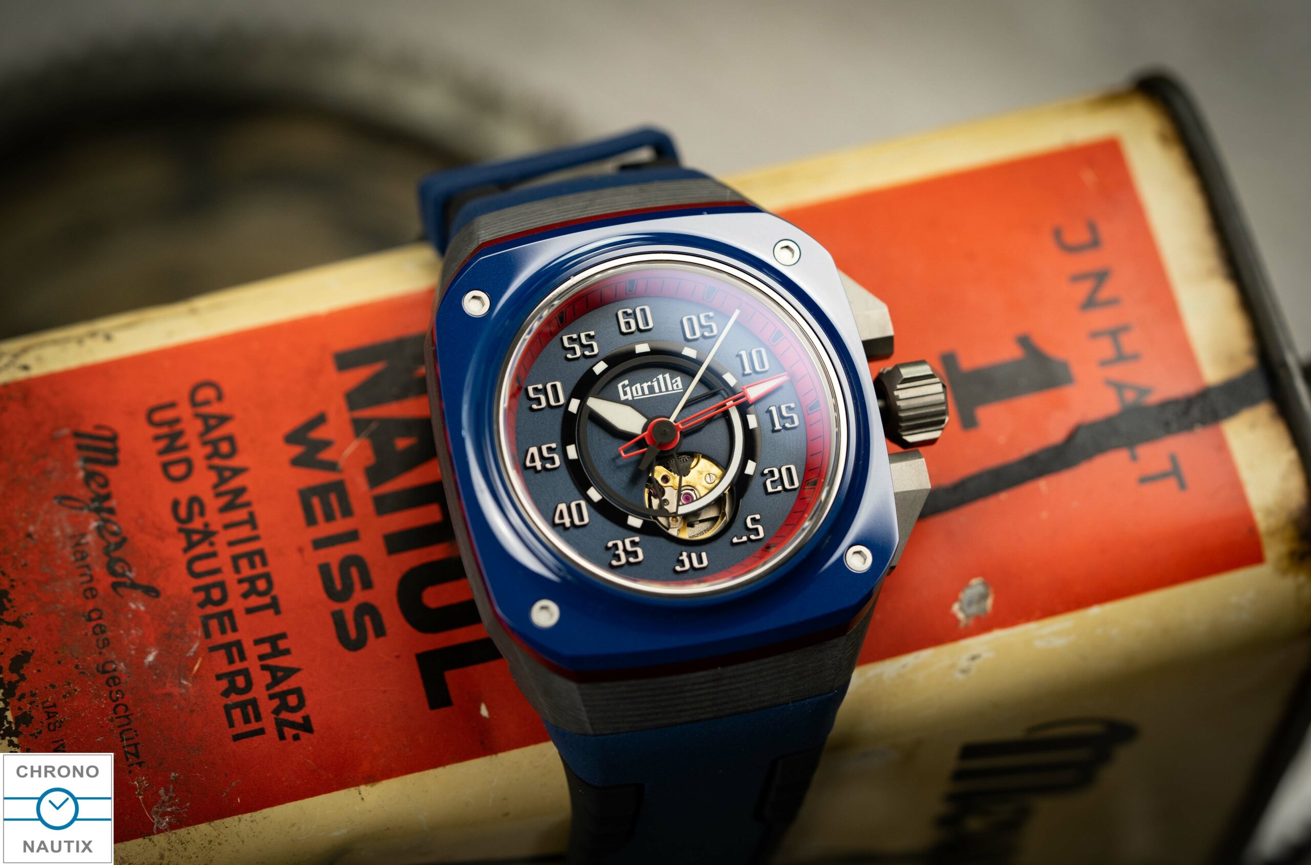 Gorilla Watches Uhren Fastback GT Blue Demon Test 17