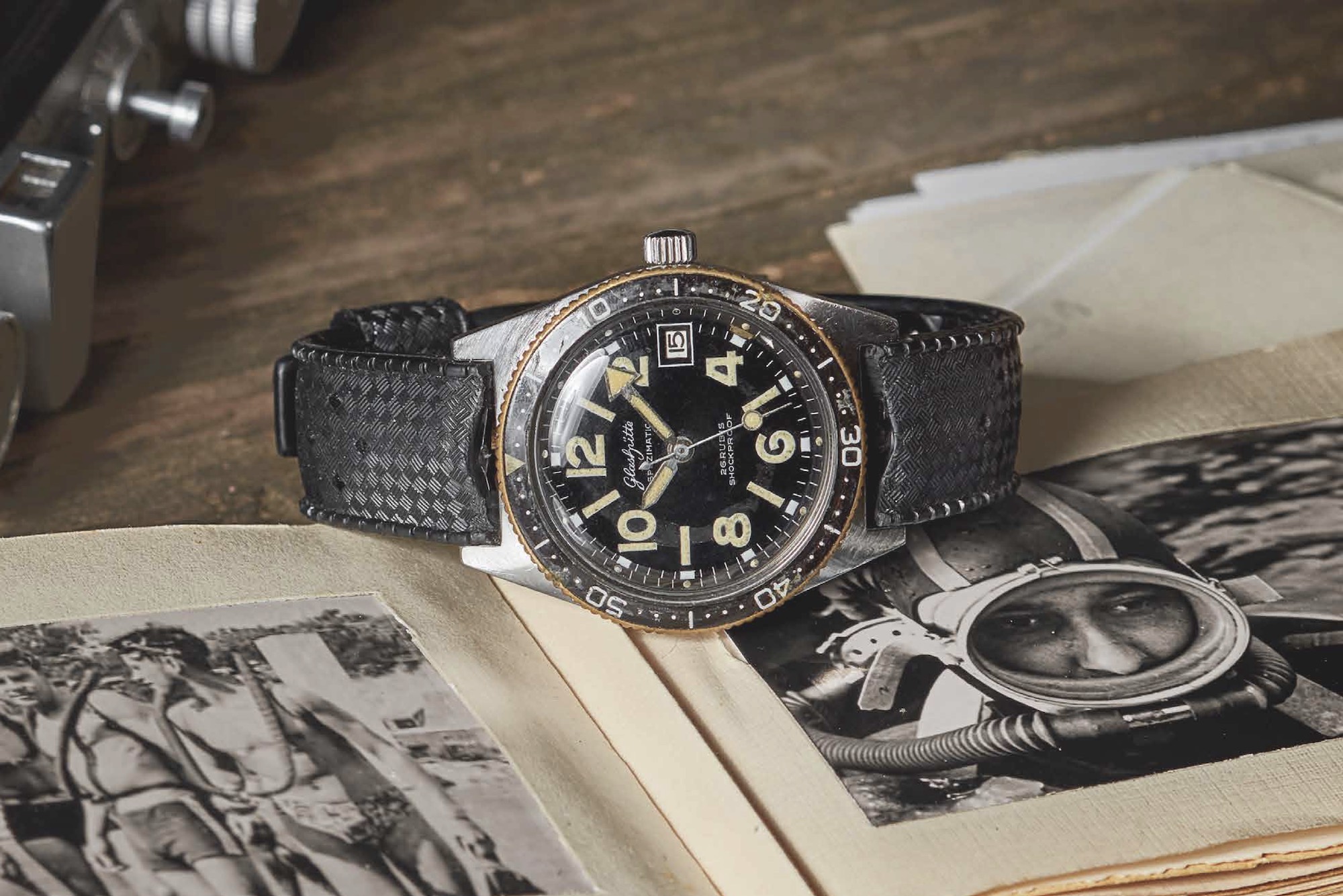 glashutte vintage spezimatic dive watch 1969