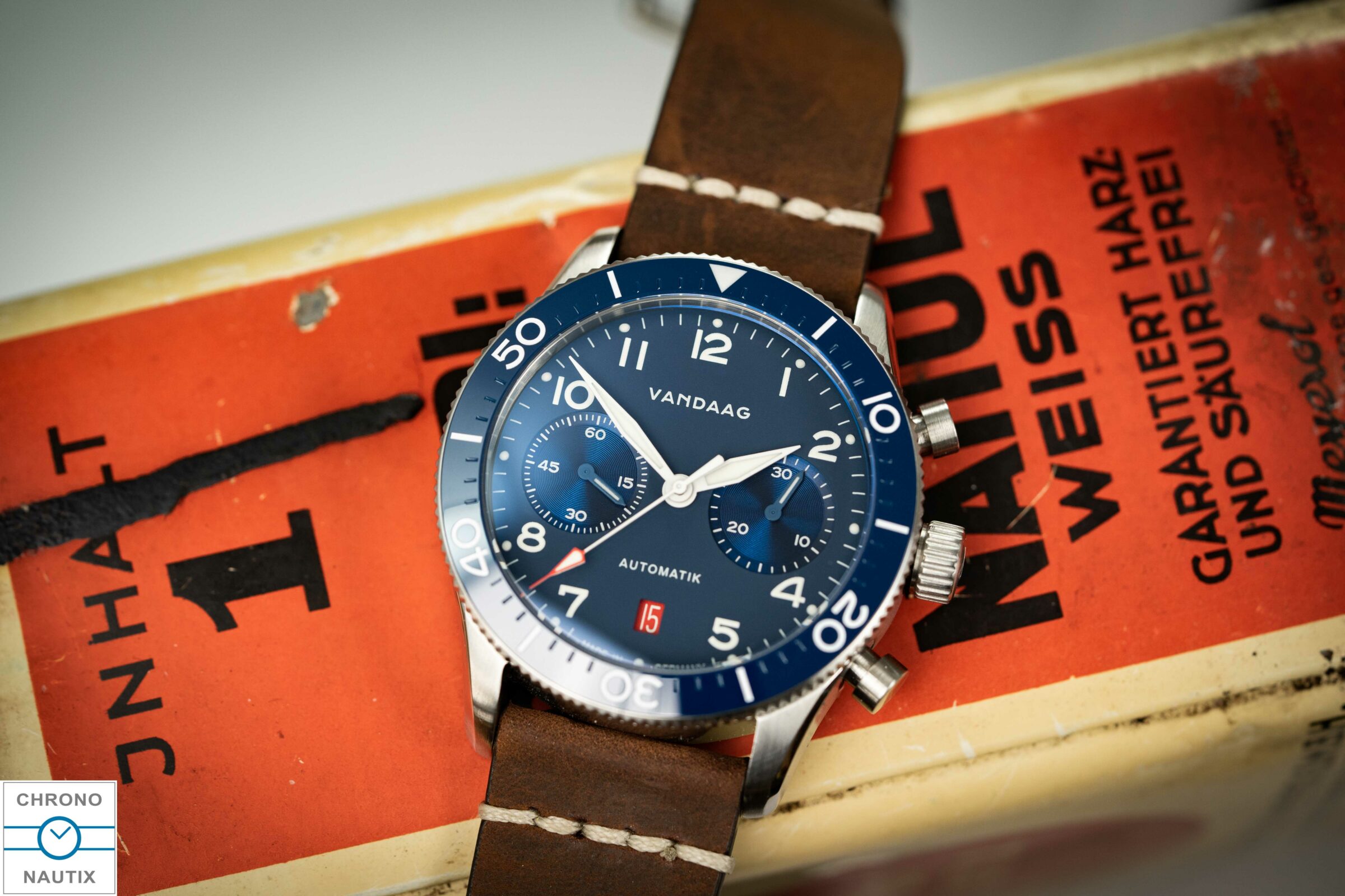 Vandaag Schallmauer Automatik Chronograph Kickstarter 22