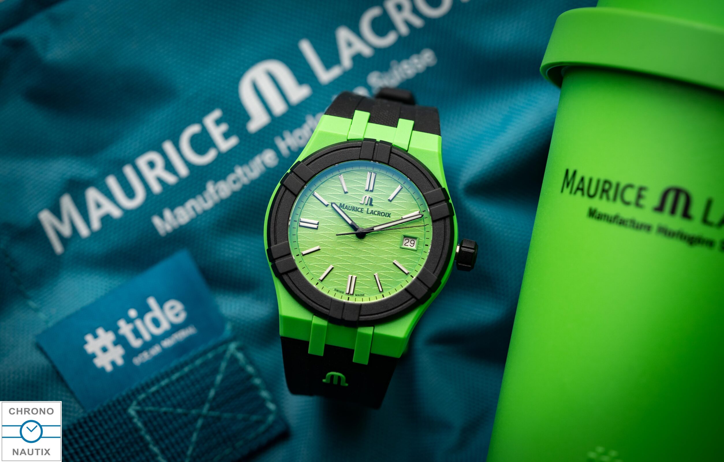 Maurice Lacroix Aikon Tide nachhaltige Uhr Upcycling 26