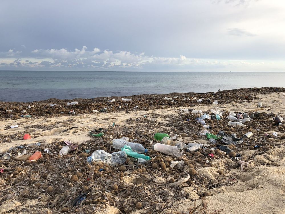 Plastikmuell Tunesien Strand