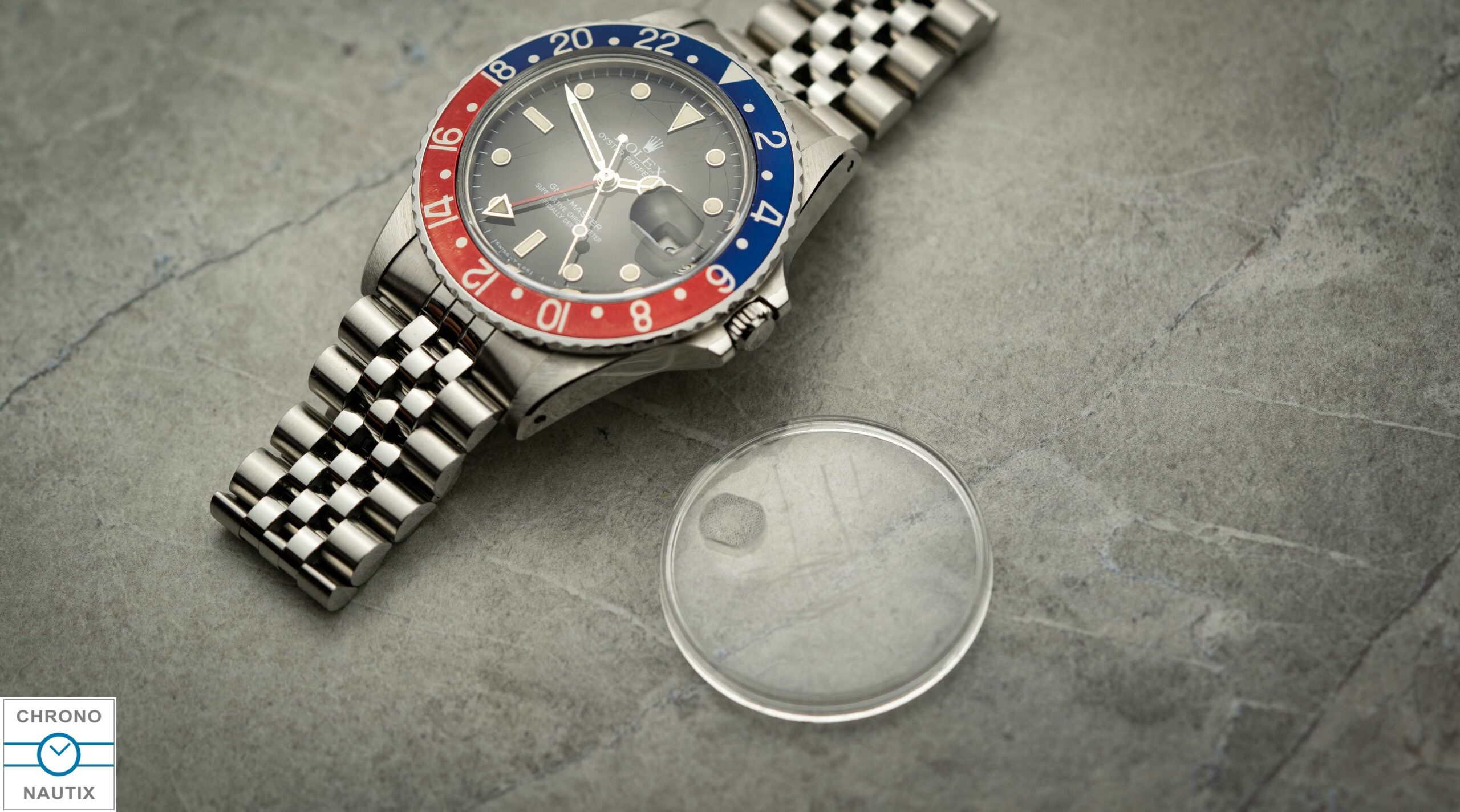 Acrylglas Hesalitglas Datumslupe Rolex Vintage 1