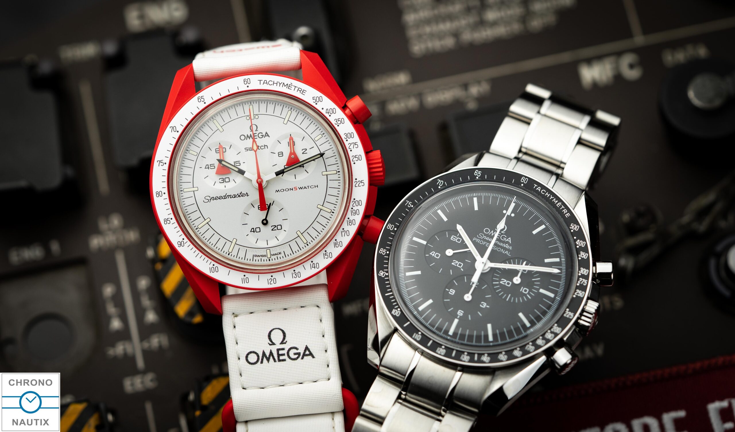 Omega MoonSwatch Swatch vs. Omega Speedmaster MoonWatch 2