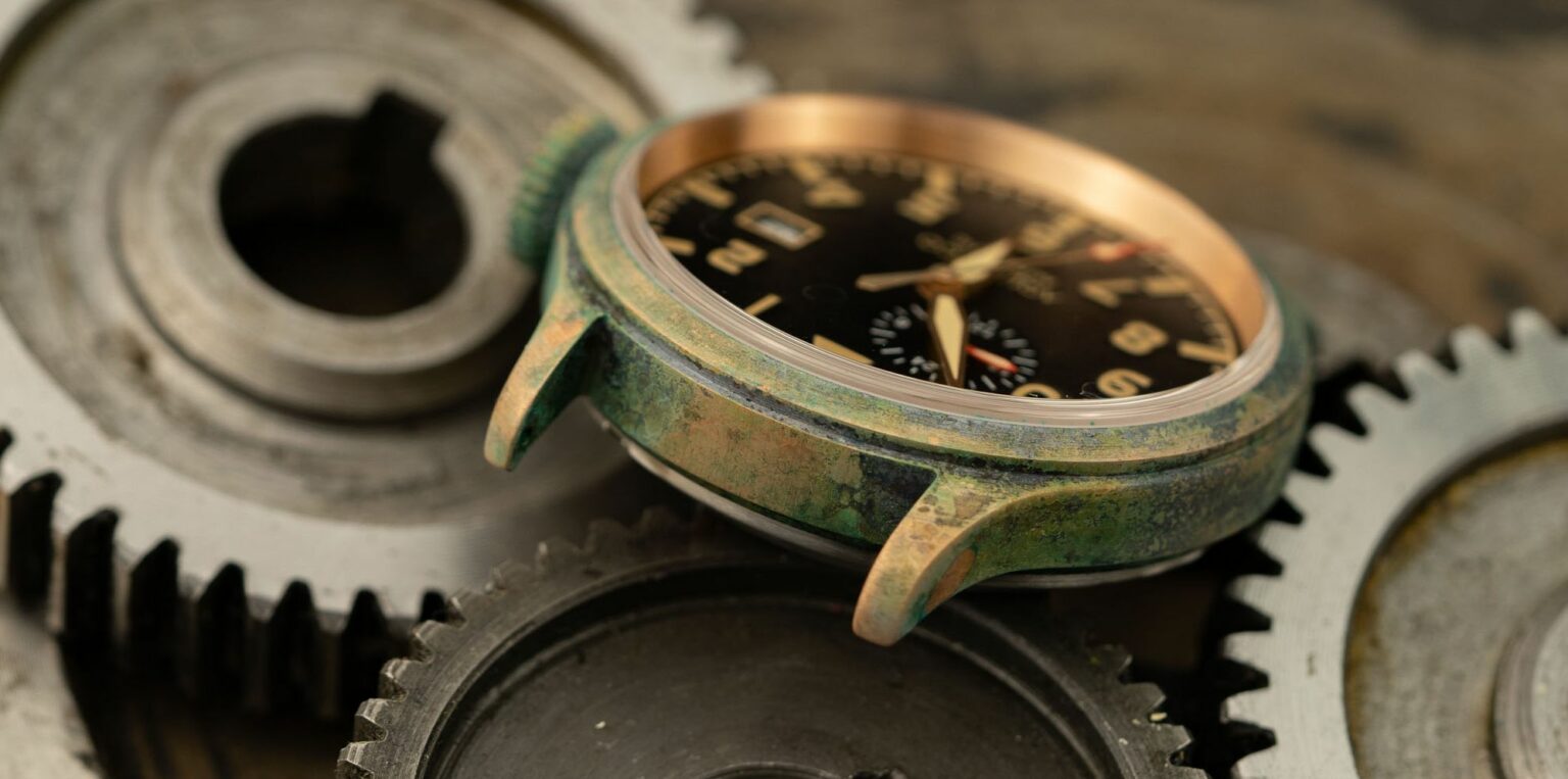 Bronze Uhr Patina entfernen erzeugen Hausmittel 15 Kopie