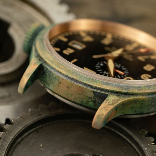 Bronze Uhr Patina entfernen erzeugen Hausmittel 15 Kopie