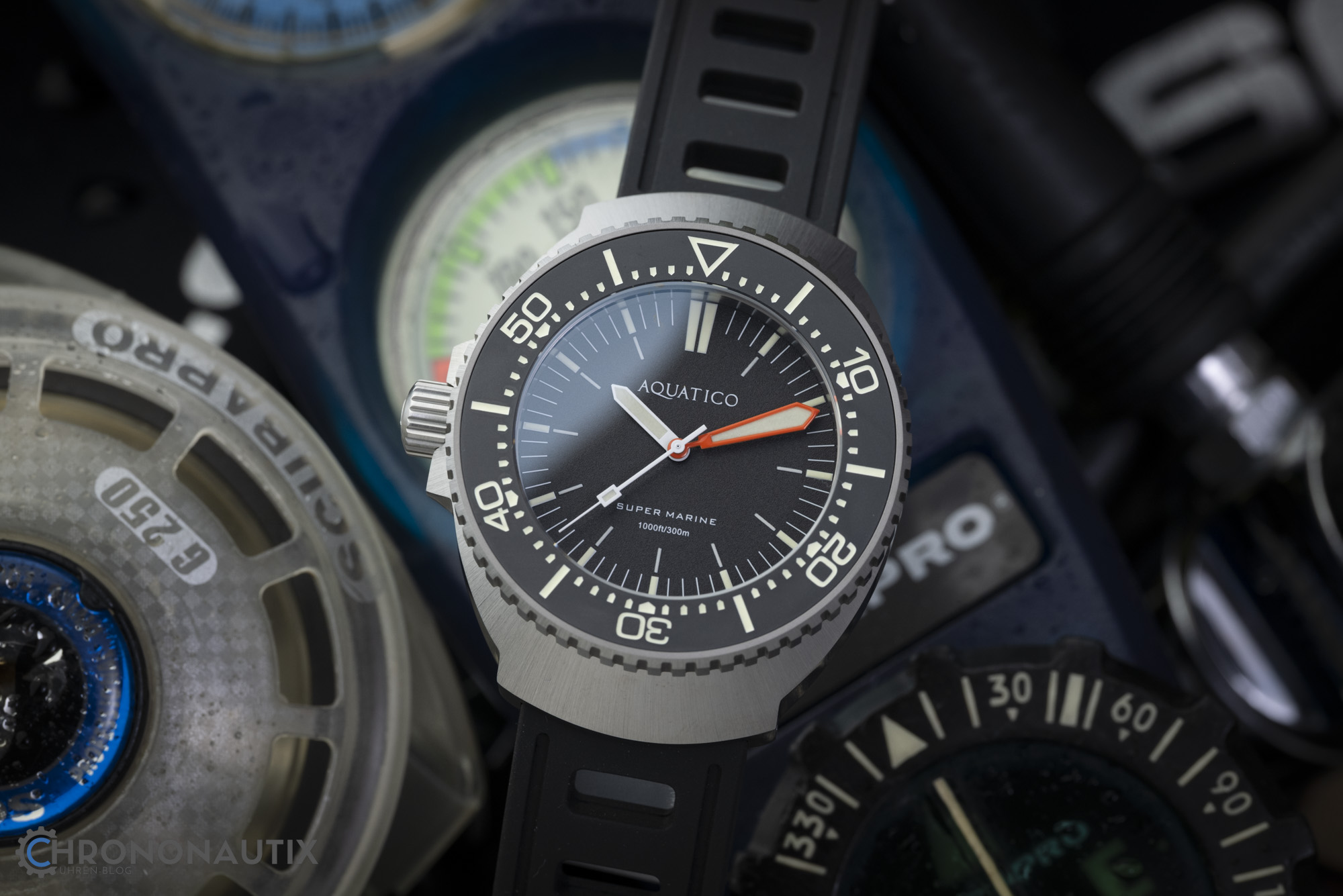 Aquatico Super Marine Lefty Test Review Miyota 9015 1170534