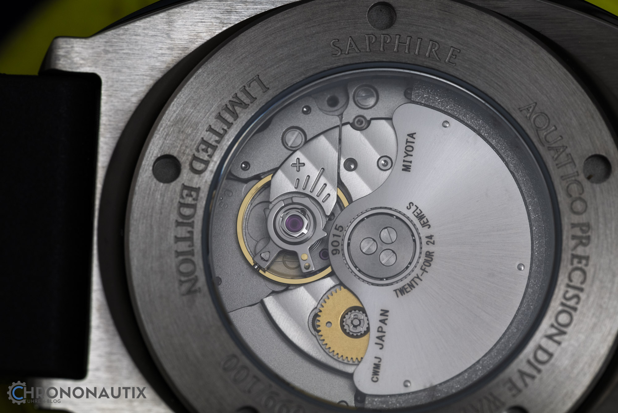 Aquatico Super Marine Lefty Test Review Miyota 9015 1170551
