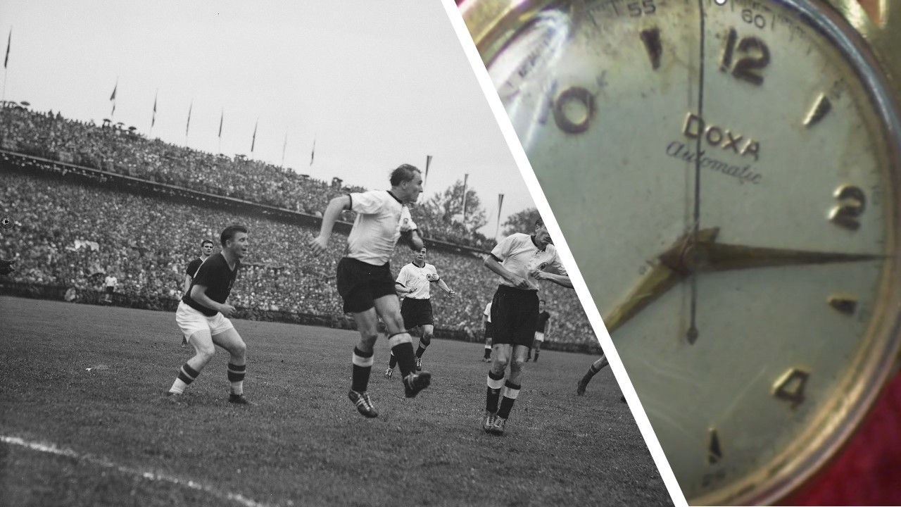 Read more about the article Eine Doxa-Uhr für die Weltmeister von 1954