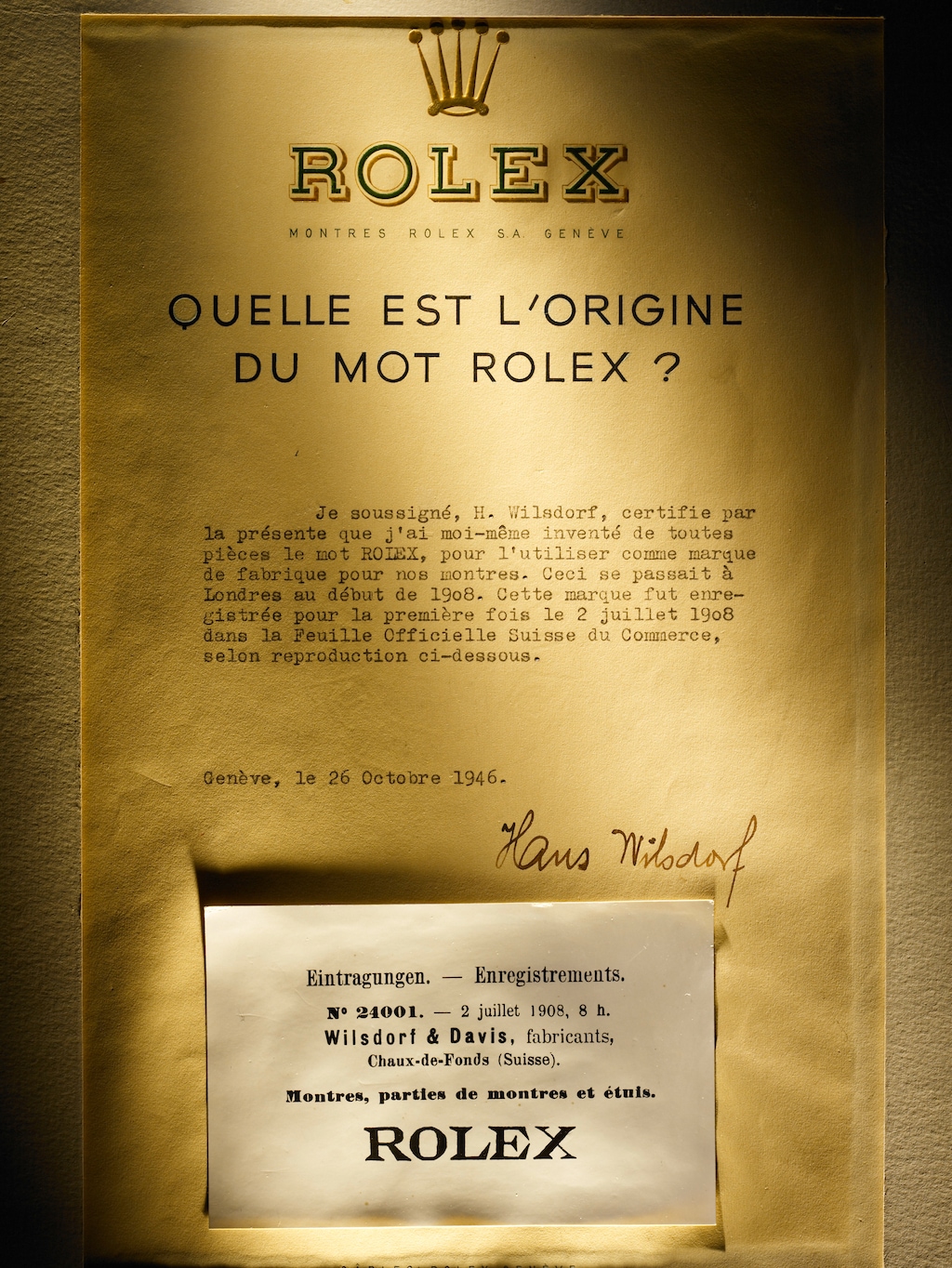 5 rolex original certificate 1908
